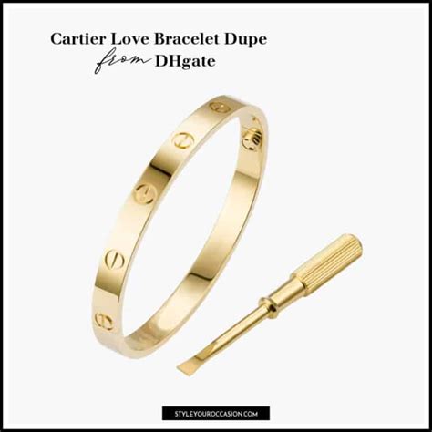 best cartier love bracelet dupe reddit